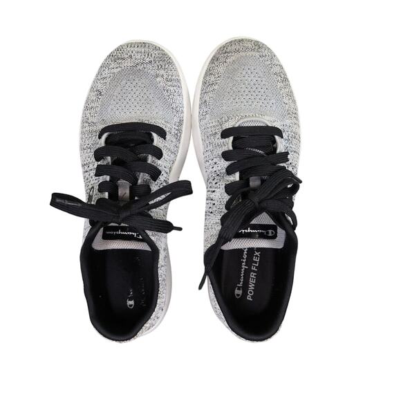 Champion Shoes Mens 9 Athletic Trainers Knit Lace Up Running Gym Sneakers Grey - Picture 6 of 10